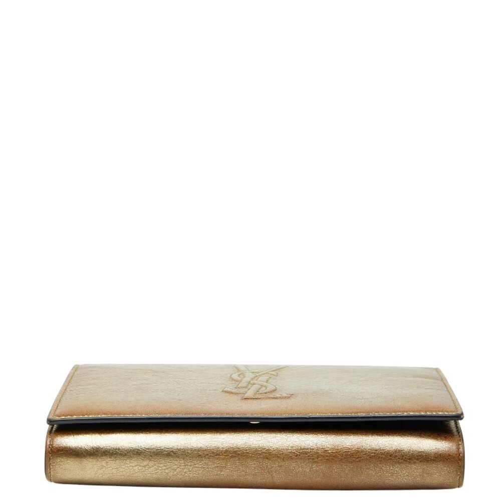 Saint Laurent Belle de Jour chain shoulder bag gold leather - Picture 3 of 9